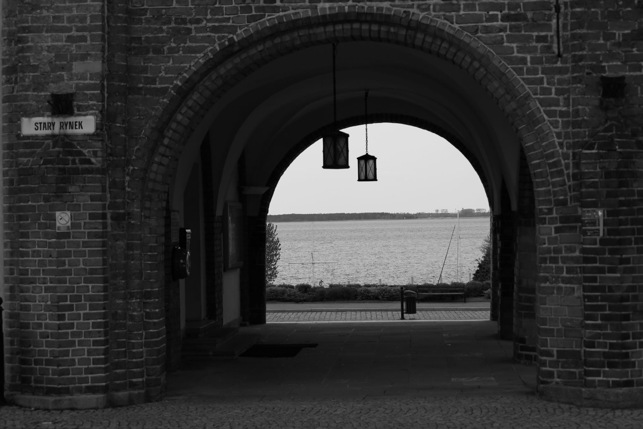 Kamień Pomorski B&W